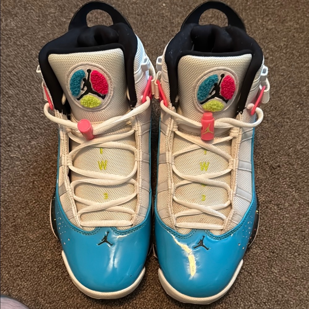 Kids Blue and White Sneakers